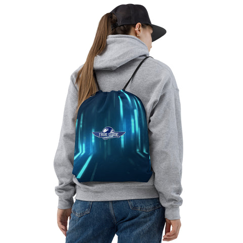 TG Laser Lines Drawstring Bag