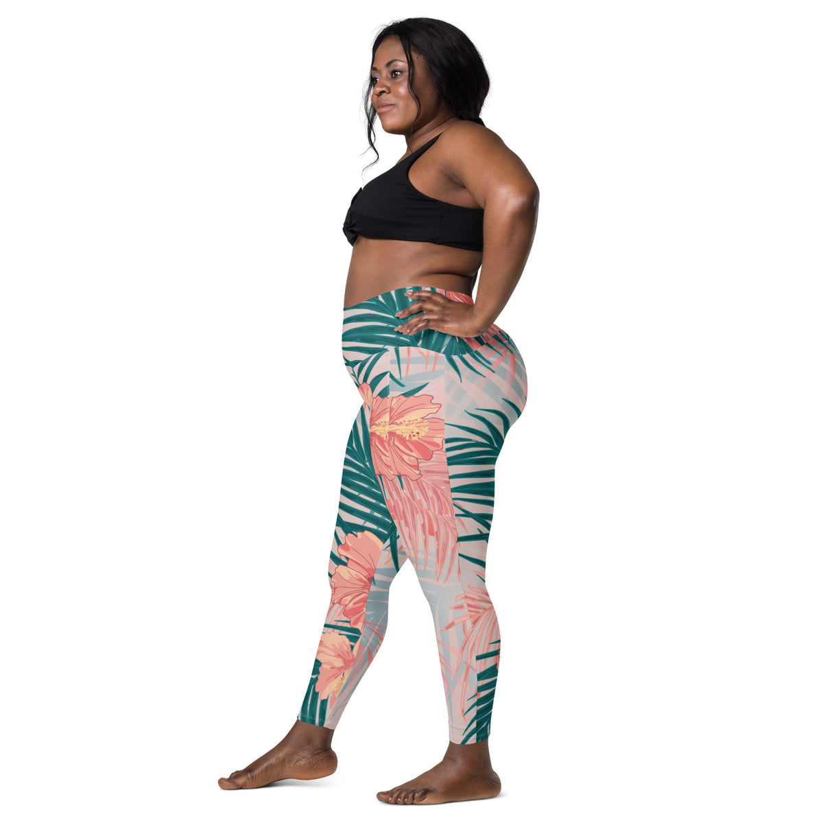 Tropical Paradise Leggings with Pockets