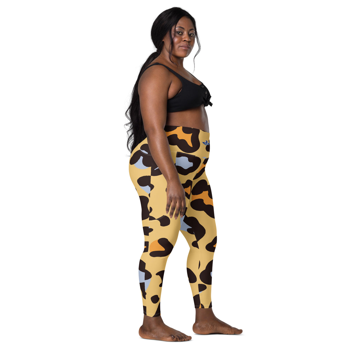 Chardonnay Leopard Leggings with Pockets