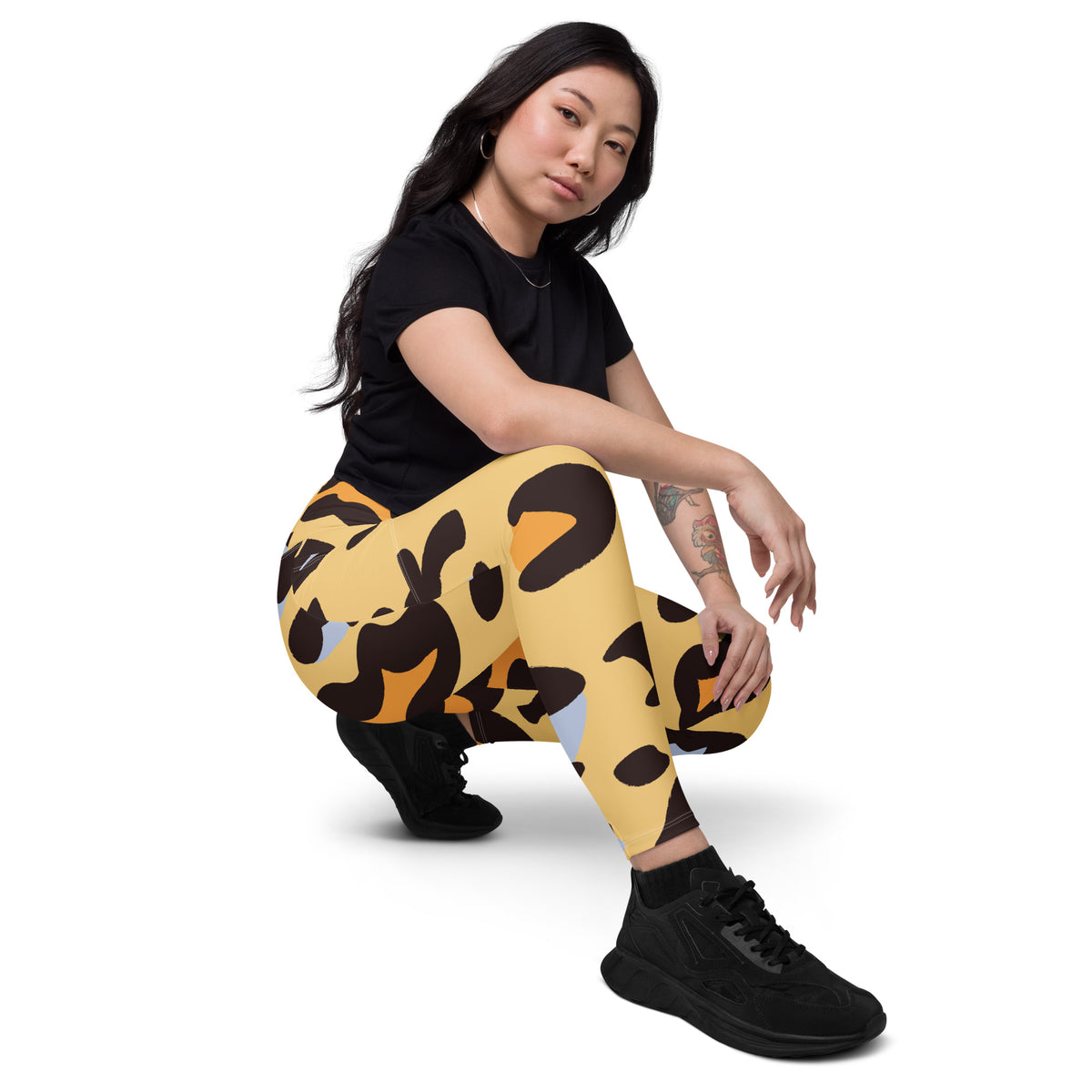 Chardonnay Leopard Leggings with Pockets