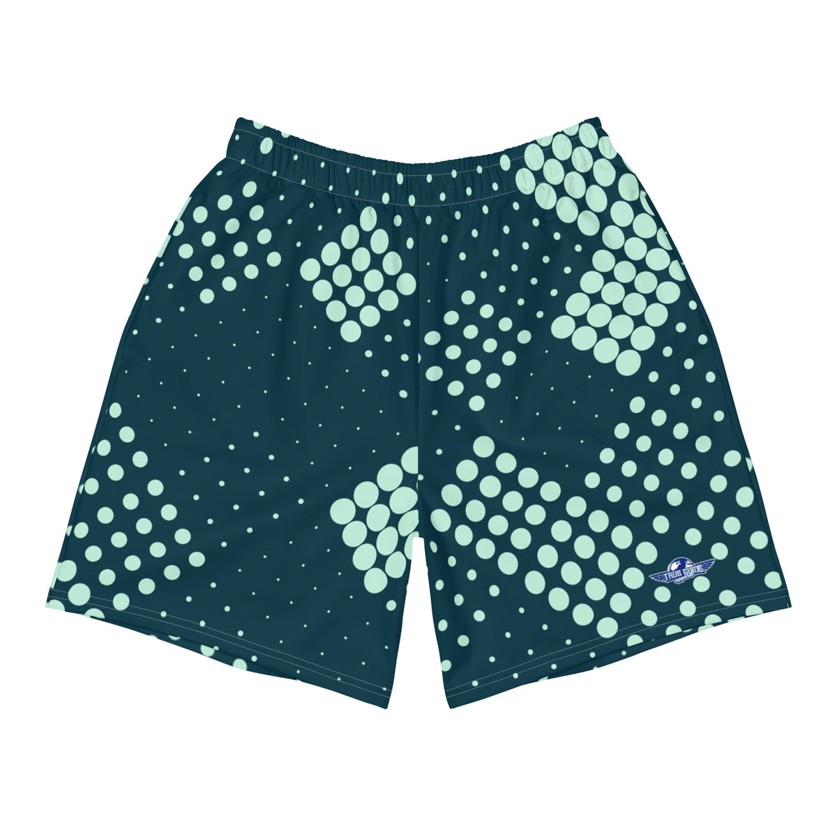 Spotted Abstract Men's Athletic Long Shorts