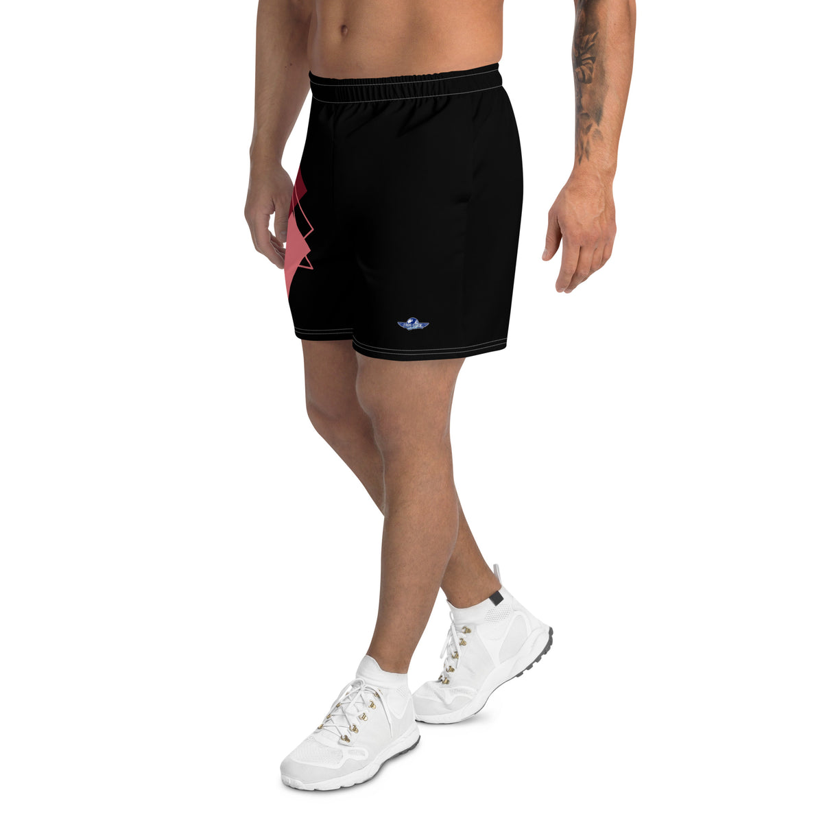 Abstract Men's Athletic Long Shorts