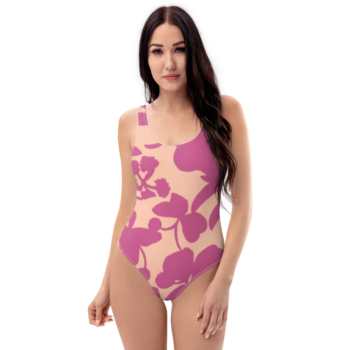 Purple Springs One-Piece Swimsuit