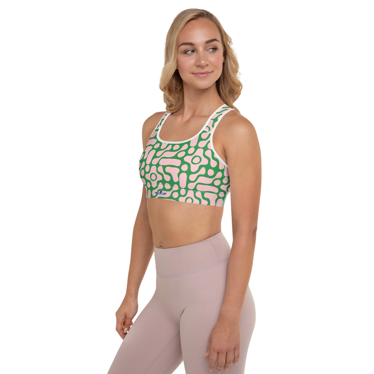 Sea Green Padded Sports Bra