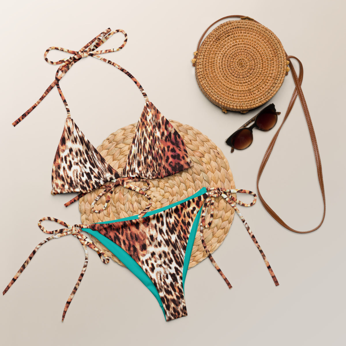 Brown Leopard Swim 477