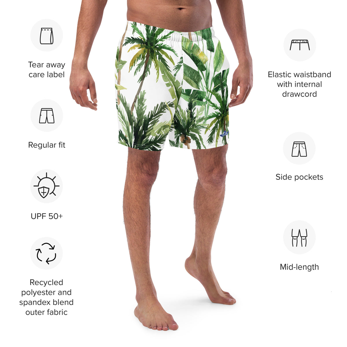 Palm Tree Men's swim trunks