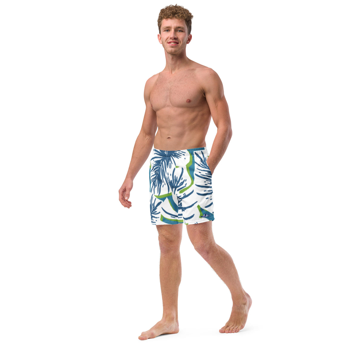 In Da Wild Men's swim trunks