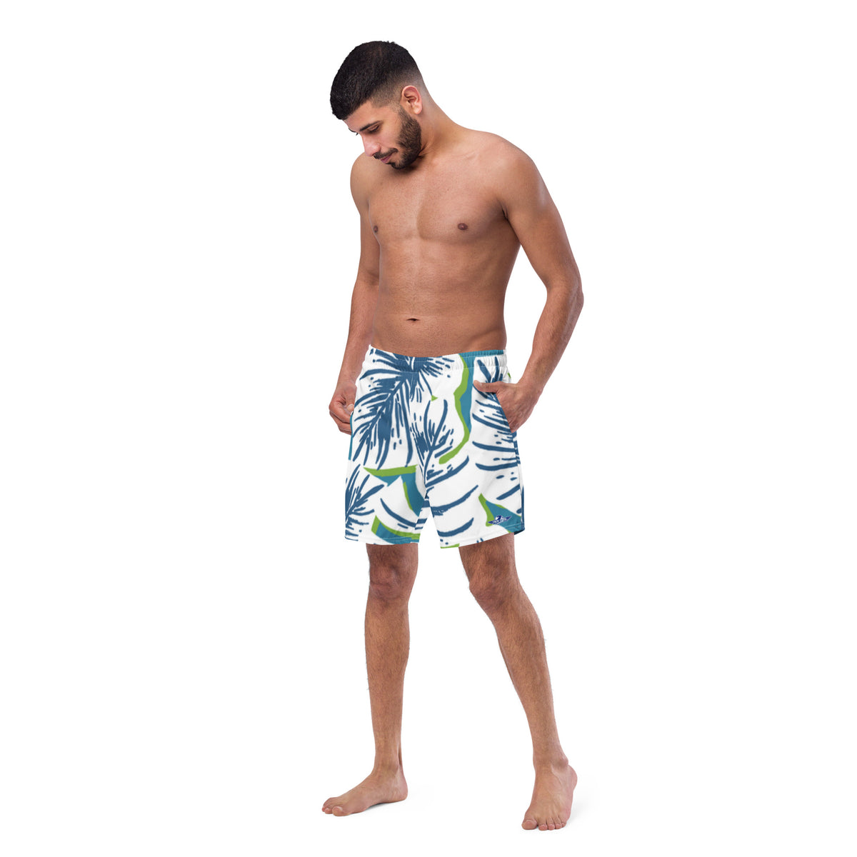 In Da Wild Men's swim trunks