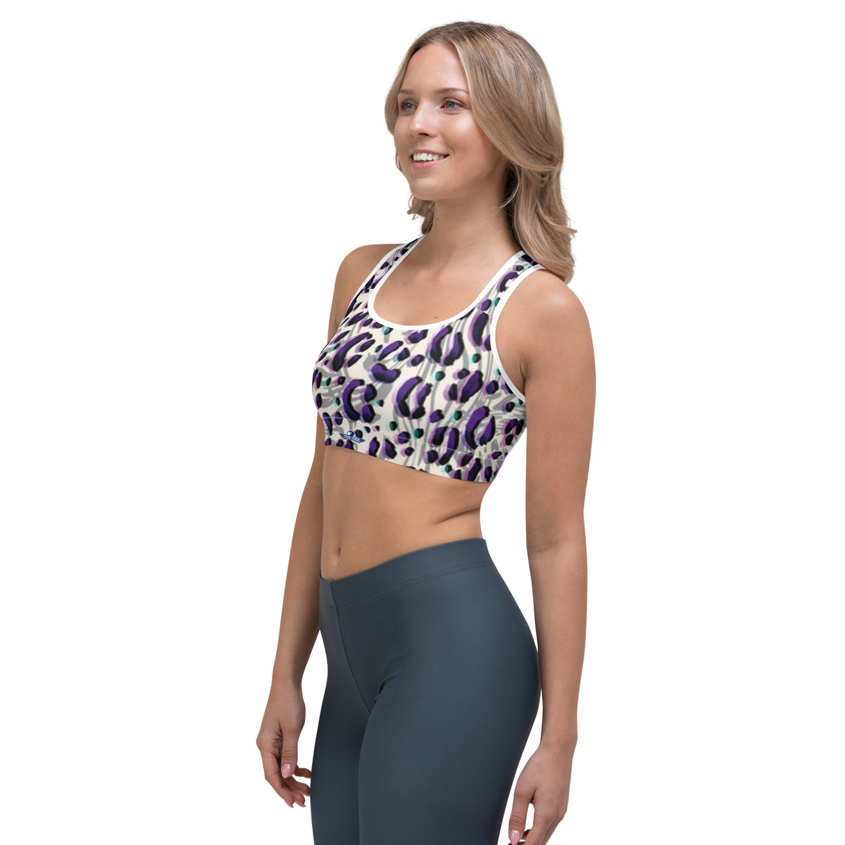 TG Purple Spotted Sports Bra