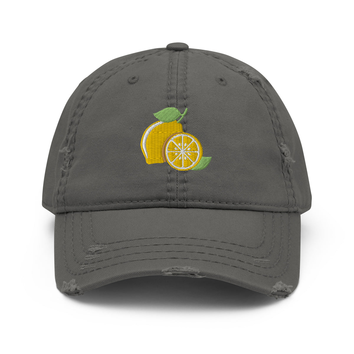 Lemon Squeeze Distressed Dad Hat