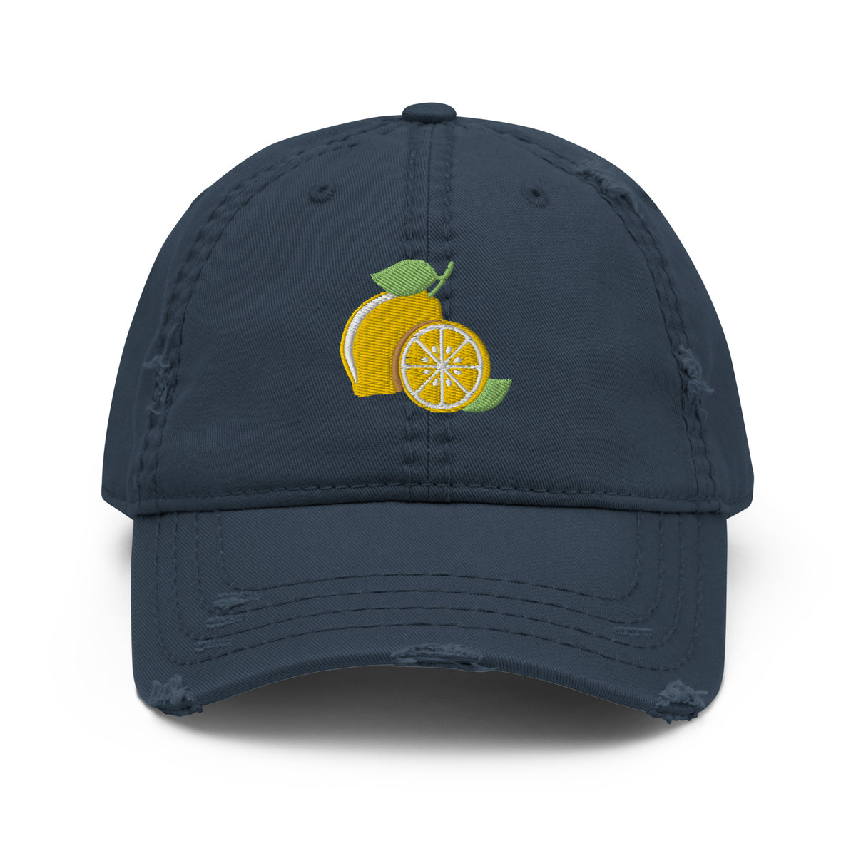 Lemon Squeeze Distressed Dad Hat