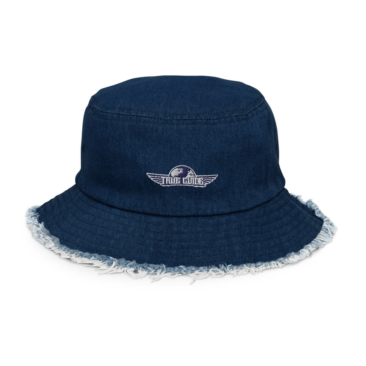 TG Distressed Denim Bucket Hat