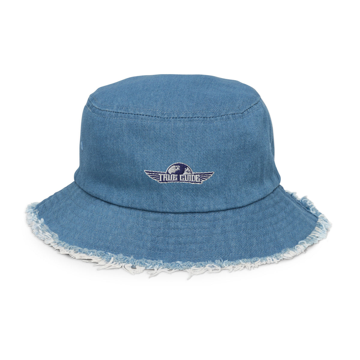 TG Distressed Denim Bucket Hat