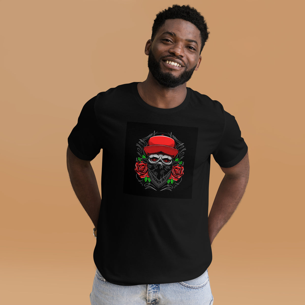 Black Bandana Men T-Shirt