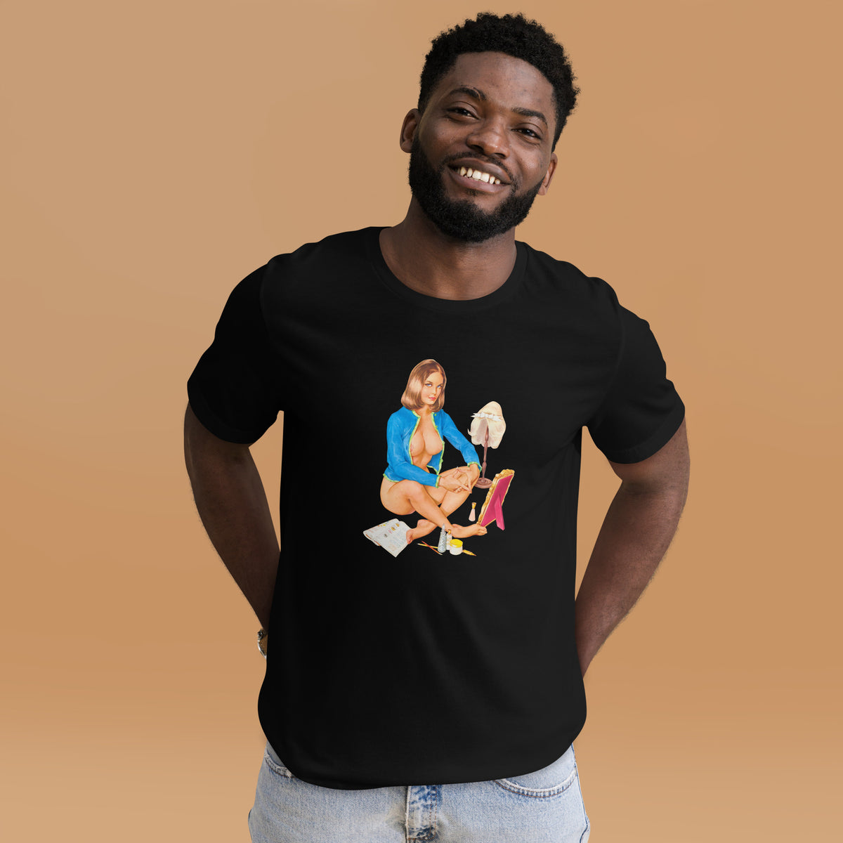 Photo Model Pose Men's T-Shirt