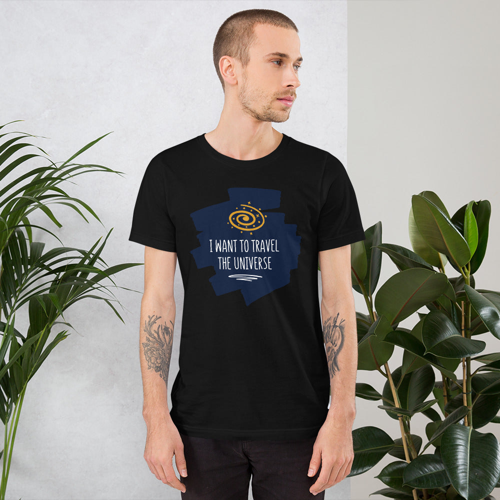 I Want To Travel The Universe Men's T-Shirt