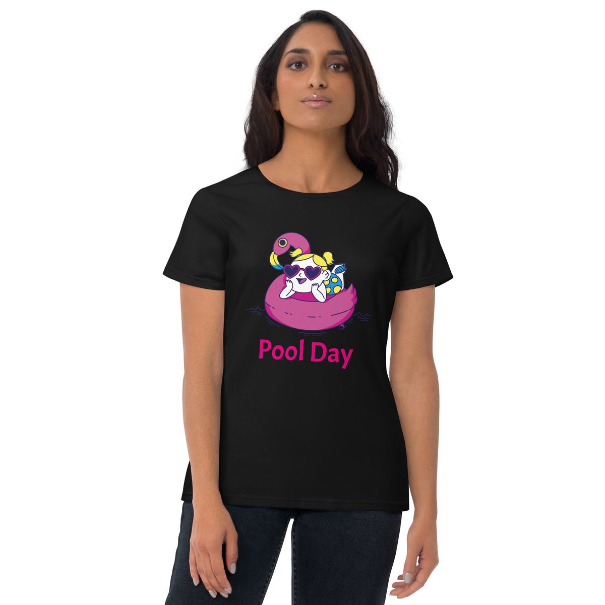 Pool Day Women's Short Sleeve T-Shirt