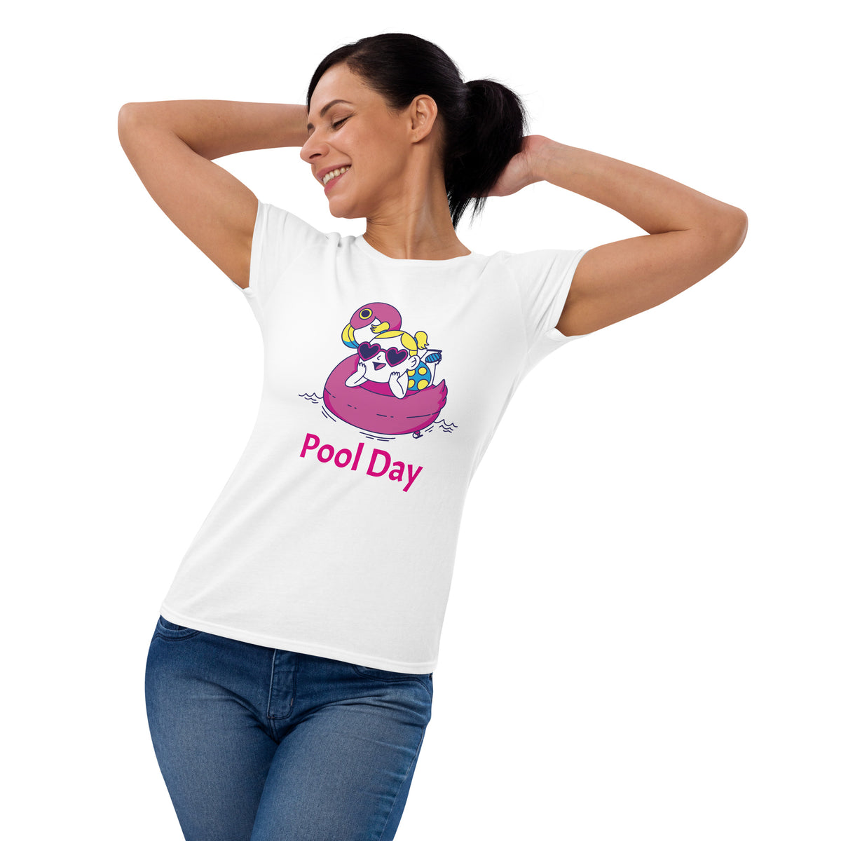 Pool Day Women's Short Sleeve T-Shirt